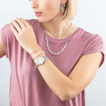 Колье Coeur de Lion White-Silver 1124/10-1417