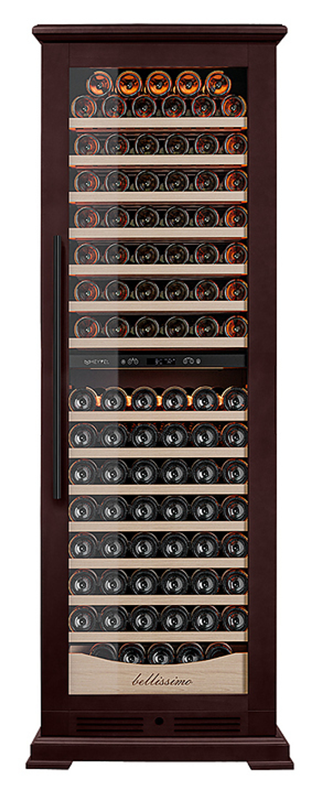 Винный шкаф MEYVEL MV163PRO-KBT2 Спелая вишня