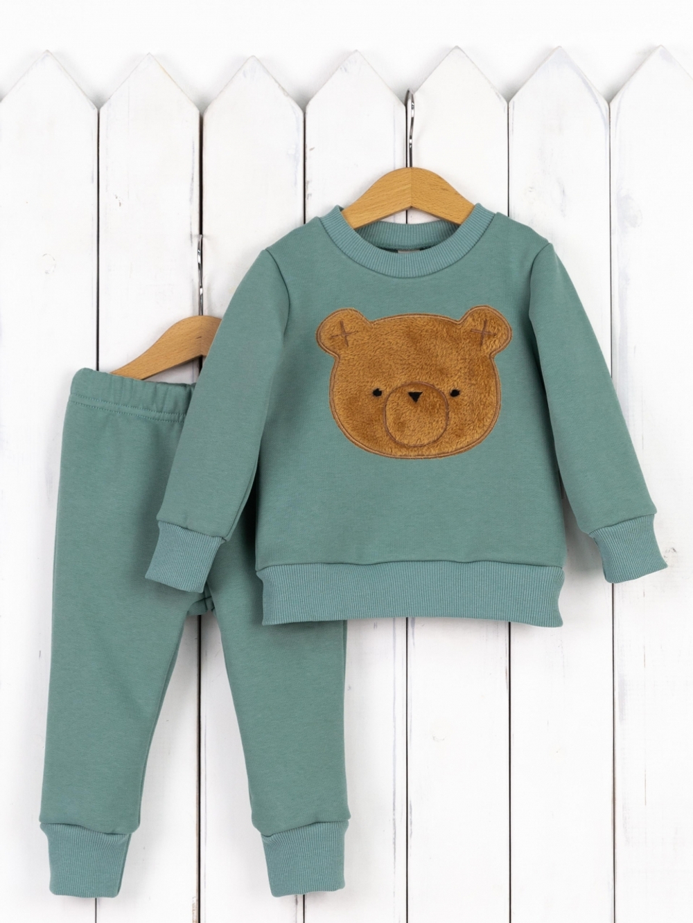 Костюм утепленый на футере для мальчика "Мишка"