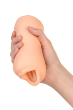 Мастурбатор-ротик ToyFa Juicy Pussy 14 см, рельефный канал