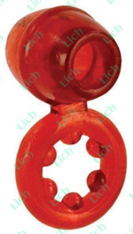 Клубничное эрекционное кольцо MAGNUM RING