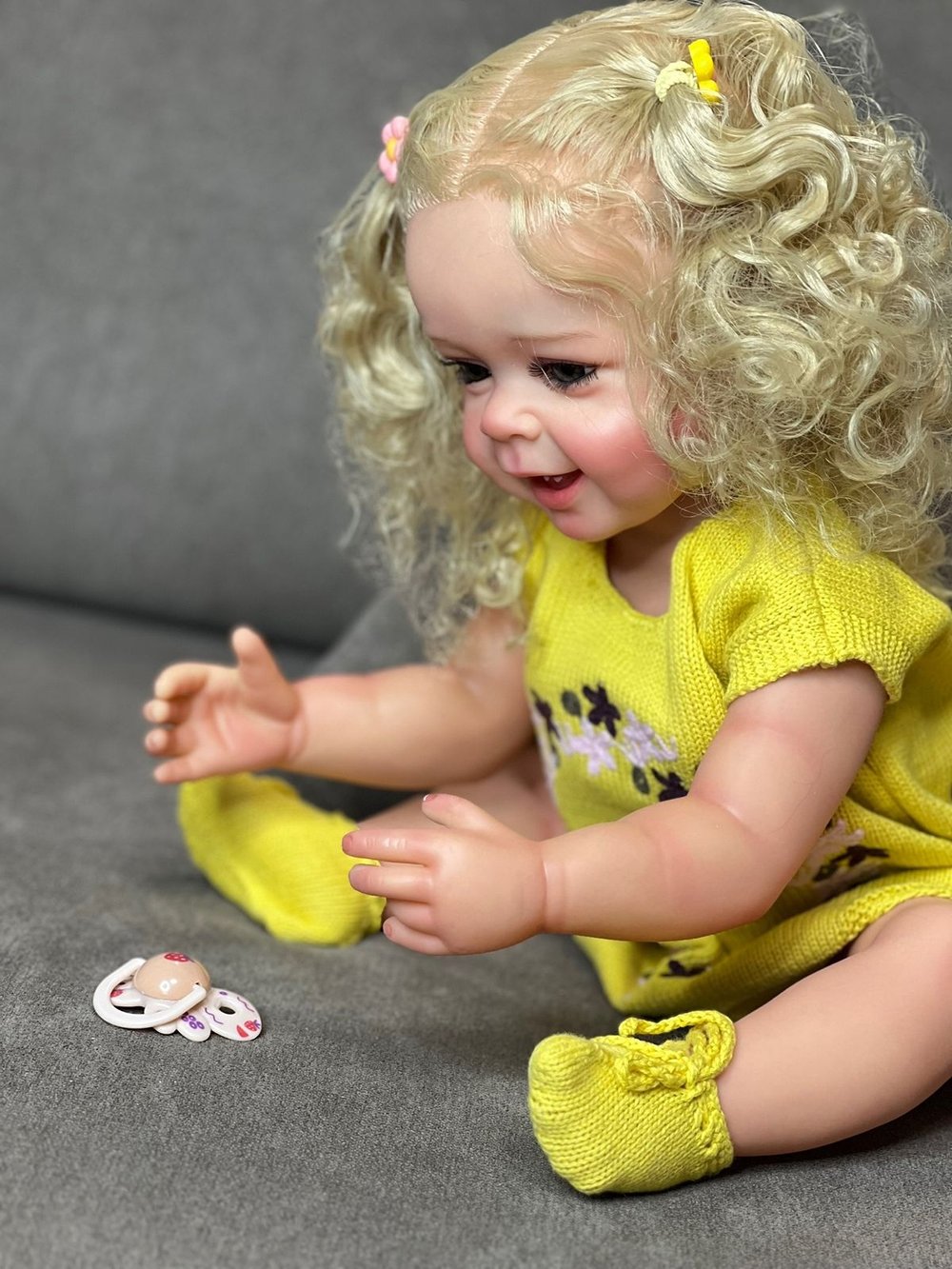 Кукла Реборн виниловая 55см в пакете (FA-560)