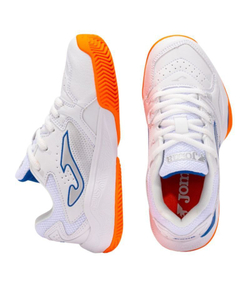 Детские теннисные кроссовки Joma Master 1000 Junior 2502 Clay - white