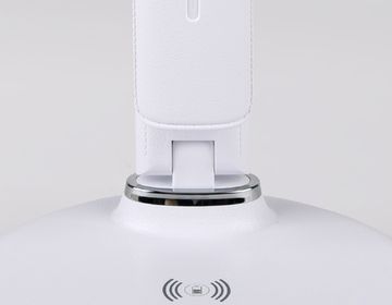 Настольная светодиодная лампа с беспроводной зарядкой DE520 WH 8W белый Desk Ambrella