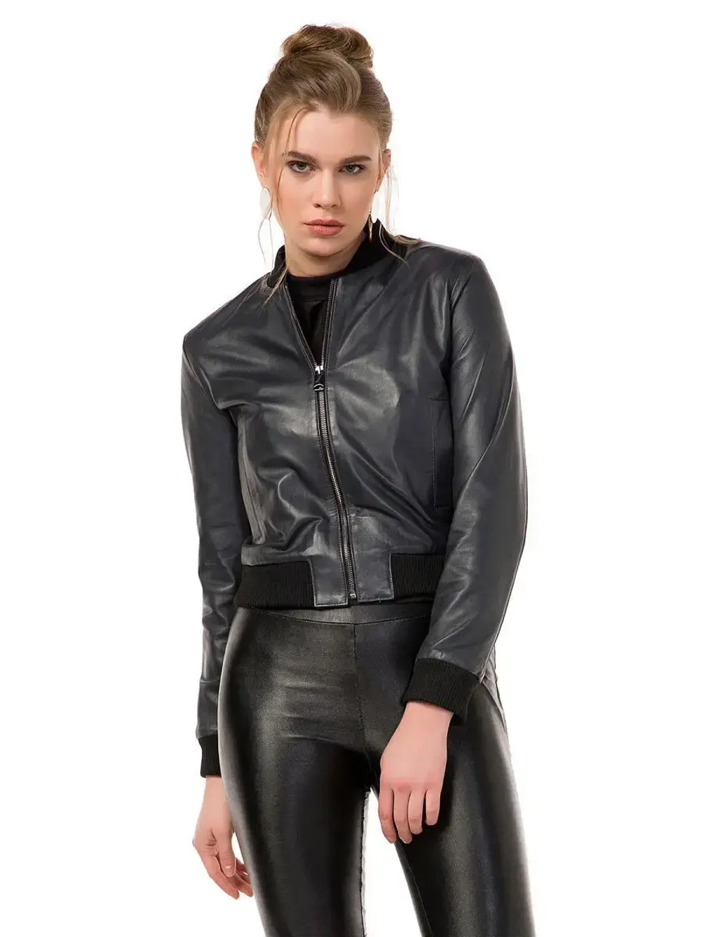 Куртка женская натуральная, бомбер