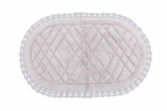 RACHEL (беж) Набор ков. для ванной кружевной 60х100 и 50х70