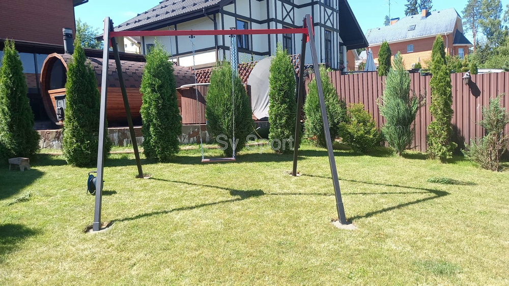 Монтаж уличных качелей Sv Sport