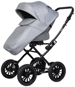 Детская коляска Riko Basic Bella Classic 2 в 1 2025 01 серый-графит