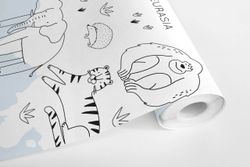 Бесшовная фреска KIDS-77, 2,7 м (Ширина 4 м)