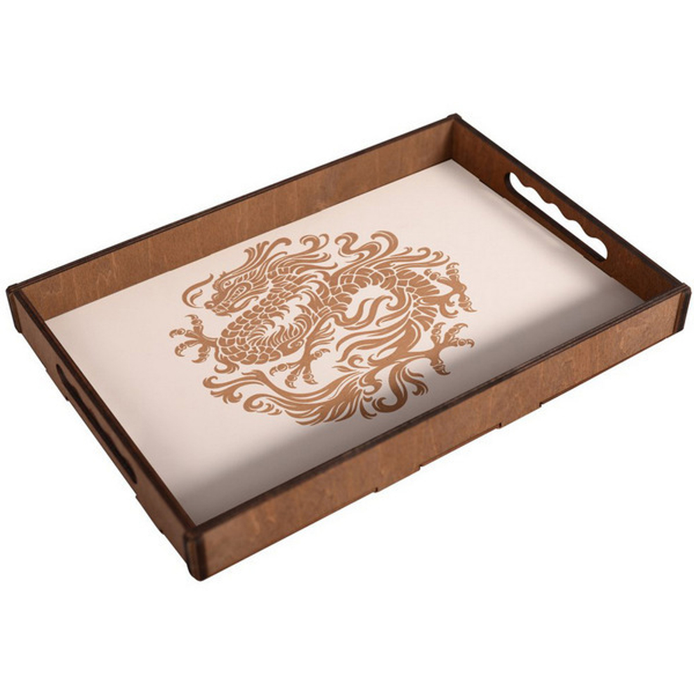 Поднос 30*25*4см «Лунный Дракон»