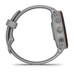 Смарт часы Garmin Forerunner 255S со светло-серым ремешком