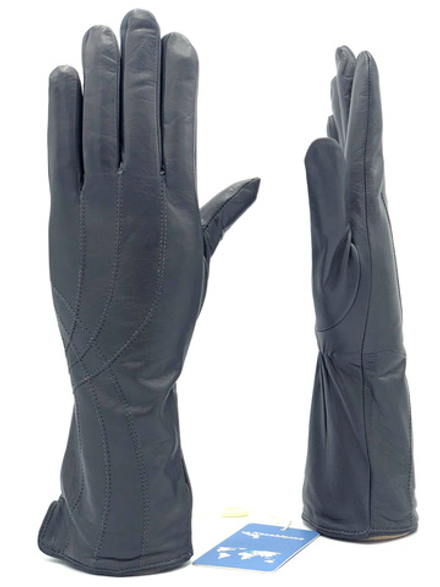 Перчатки женские удлиненные на шерстяной подкладке