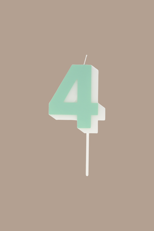 Свеча восковая, разные цифры / Meri Meri