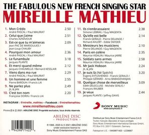 Mireille Mathieu / The Fabulous New French Singing Star (CD)