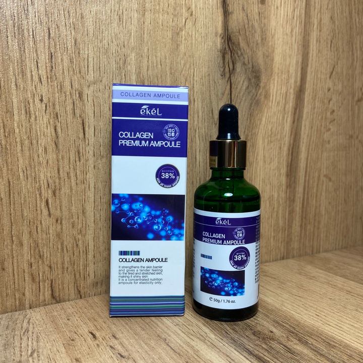 Сыворотка для лица Ekel Collagen Premium Ampoule восстанавливающая с коллагеном 50 г
