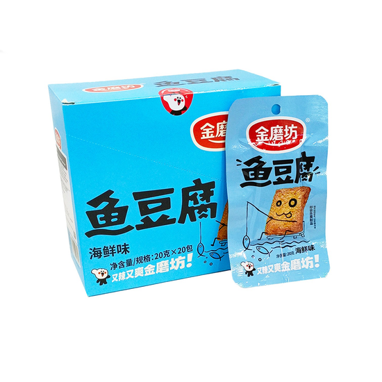 Закуска рыбный тофу со вкусом морепродуктов Голден милл, 20гр