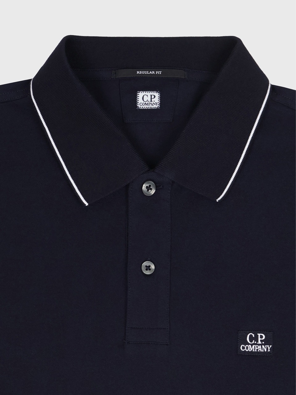 Поло C.P. Company Stretch Piquet Line Navy
