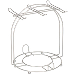 Набор чайный керам, 12 пр, 6 перс, 180 мл, металл подставка, Геометрия, SF13-G04