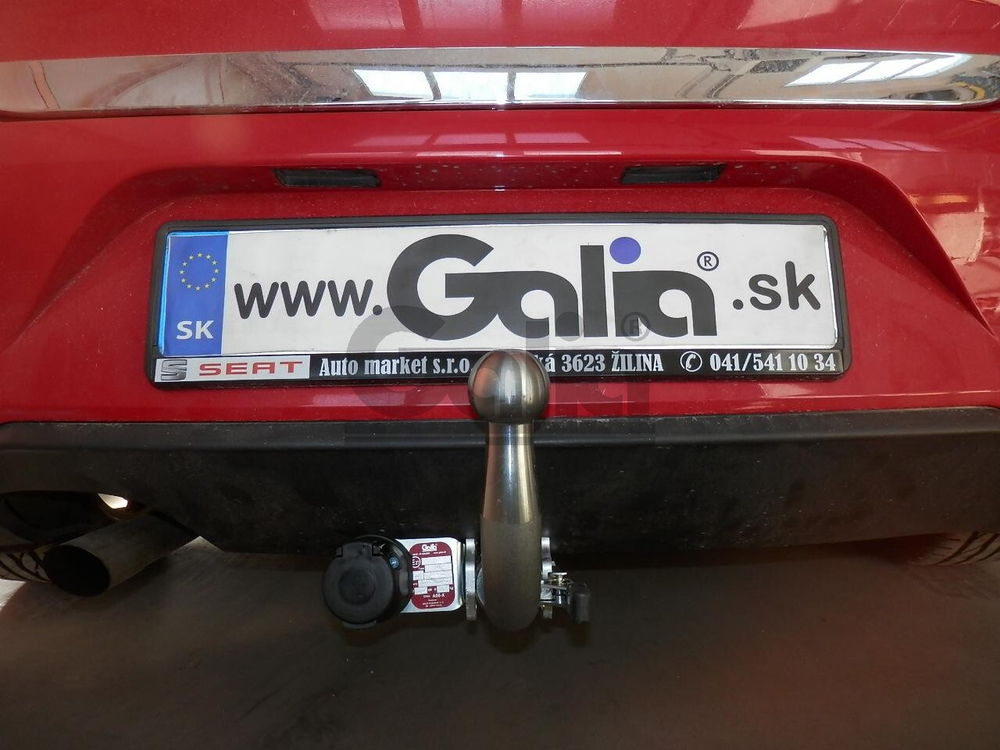 Оцинкованный фаркоп на SEAT Altea 2004-2015, SEAT Leon 2005-2013 (без электрики), Galia S074C