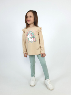 022-03-5 Комплект для девочки (джемпер+ лосины)