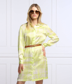 Сатиновое платье Liu Jo - лимонный(CA2244 TS004)