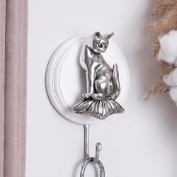 Настенный крючок Кошечка Айс