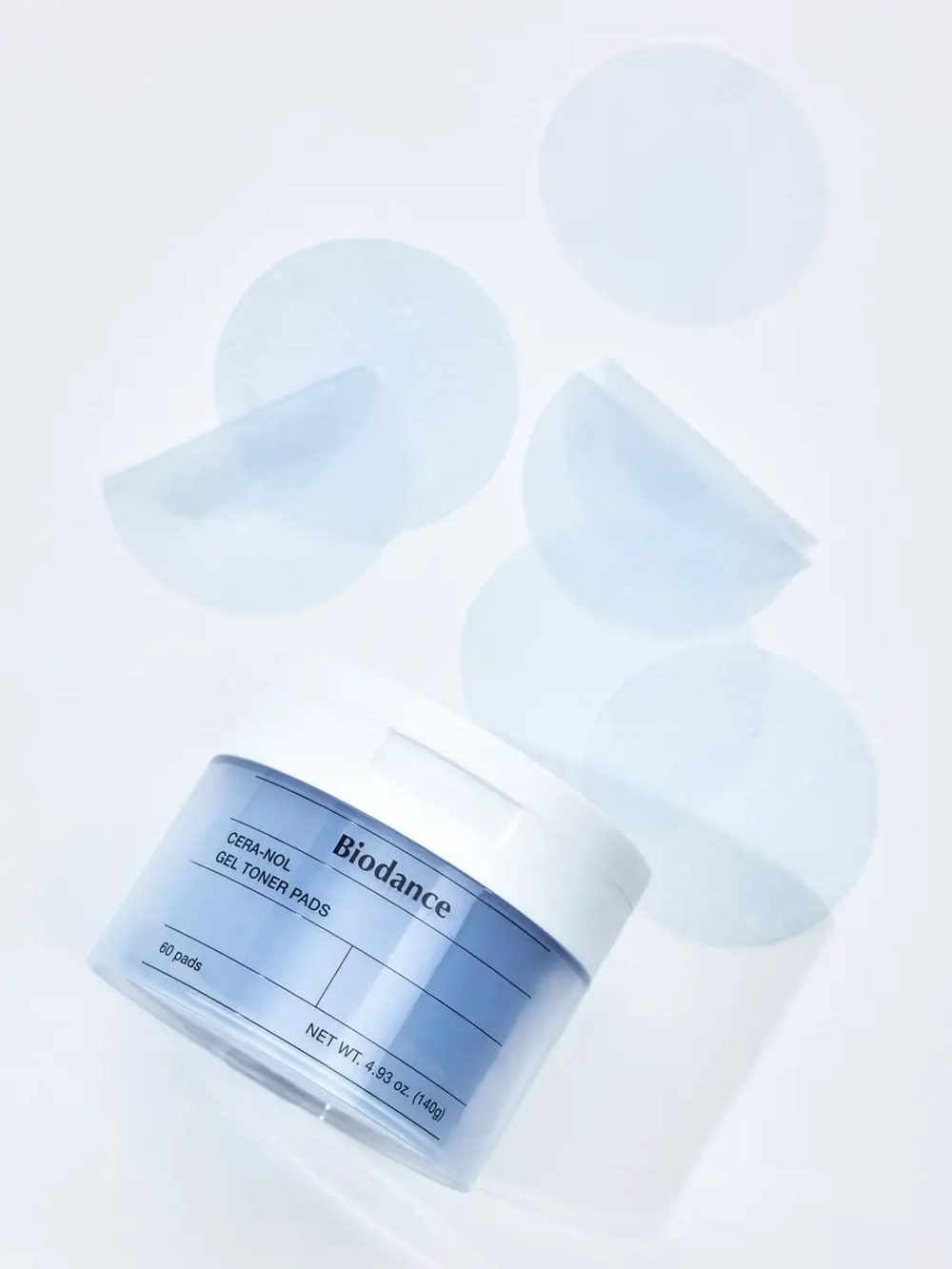 BIODANCE Увлажняющие гелевые тонер-пэды для восстановления барьера Cera-Nol Gel Toner Pads (60 шт.)