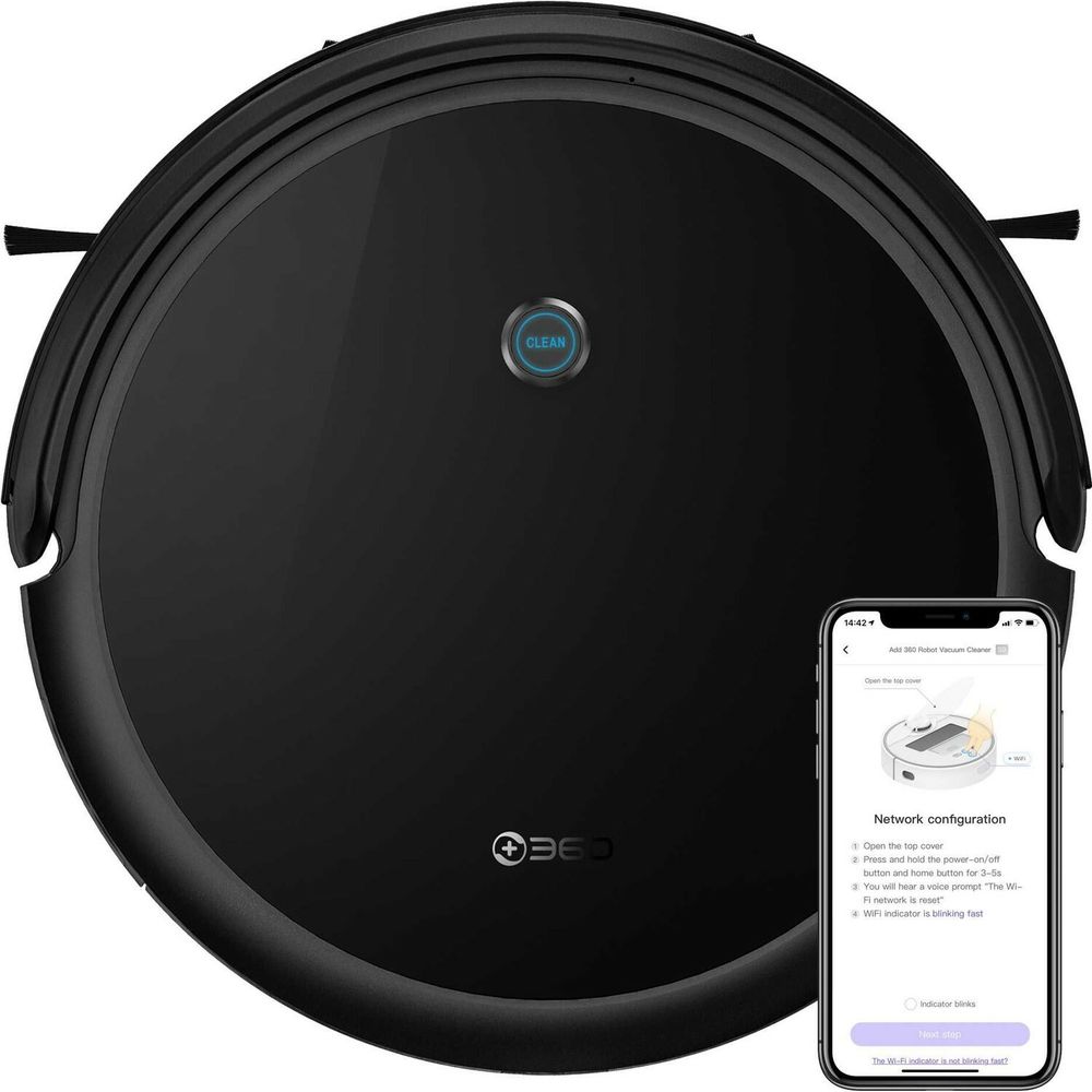 Робот-пылесос 360 Robot Vacuum Cleaner C50-1 черный