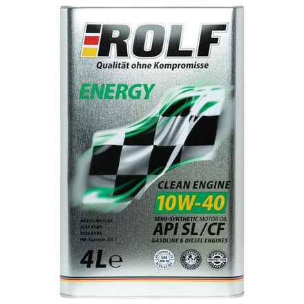 Моторное масло ROLF Energy SL/CF 10w40 4л