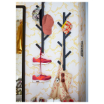 Вешалка настенная IKEA TJUSIG (ЧУСИГ), Черный, 78 см