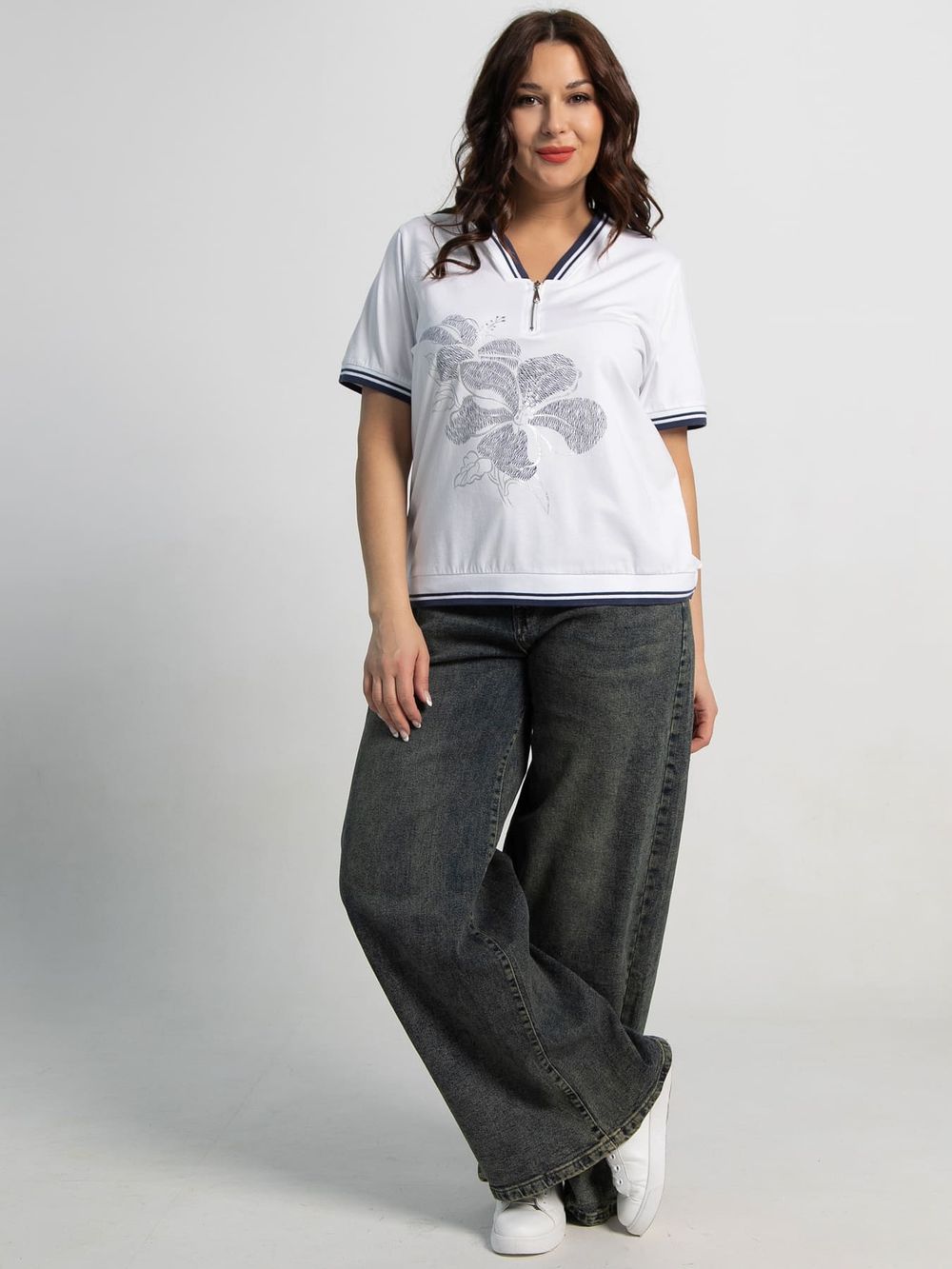 Блуза Иннес (белая) Б15479-20М LT Collection