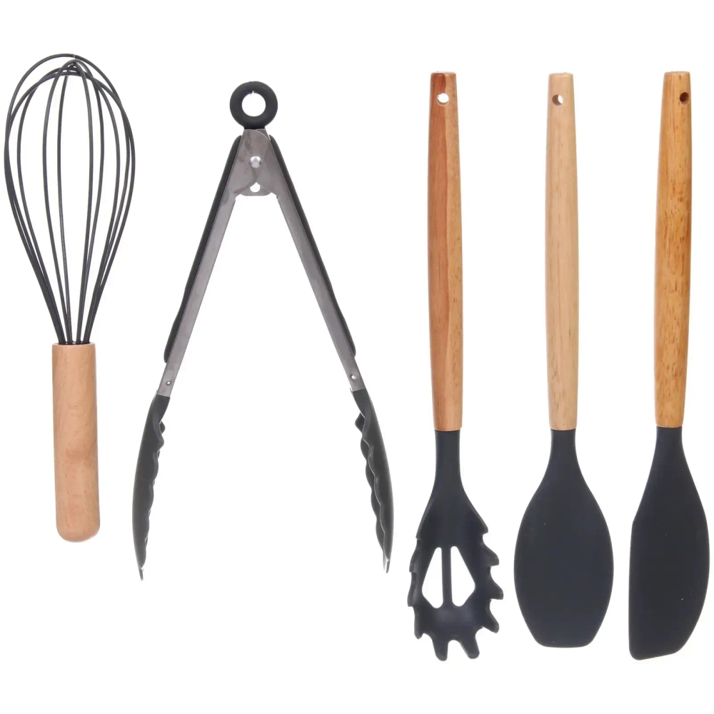 Набор кухонных принадлежностей 12шт «Felicità» серый