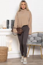 Лосины в рубчик утепленные НЬЮ (шоколад) Б14977-7М LT Collection