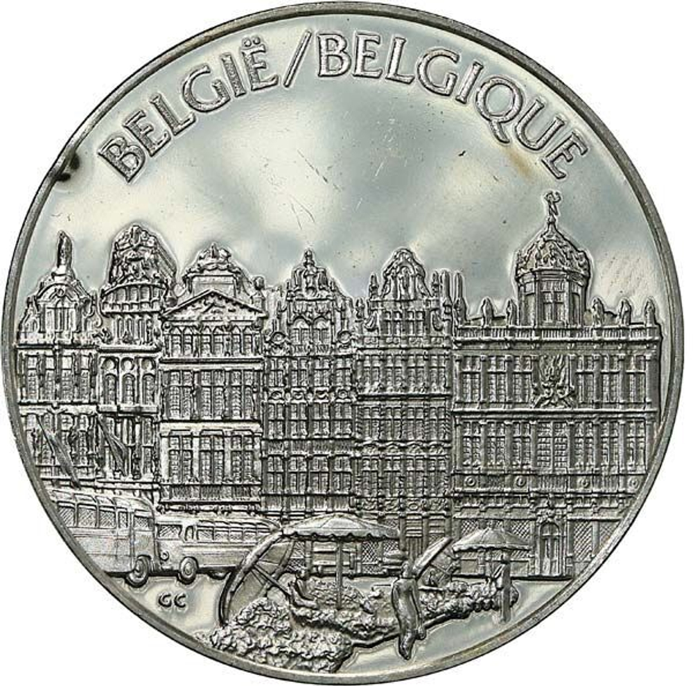 France, Les Médailles des Nations du Monde Belgium Medal, 1976