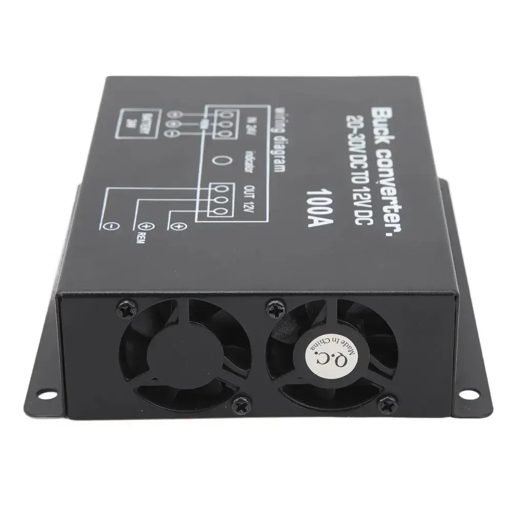 Автомобильный инвертор с 24V на 12V (100A - 1200W)