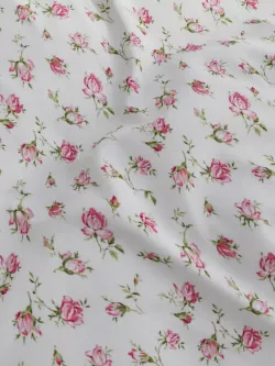 Постельное белье Полисатин Мечта "Бутоны роз" 1,5-сп Наволочка 50х70 см 1 шт Простынь 150x215 смПододеяльник 145x215 см