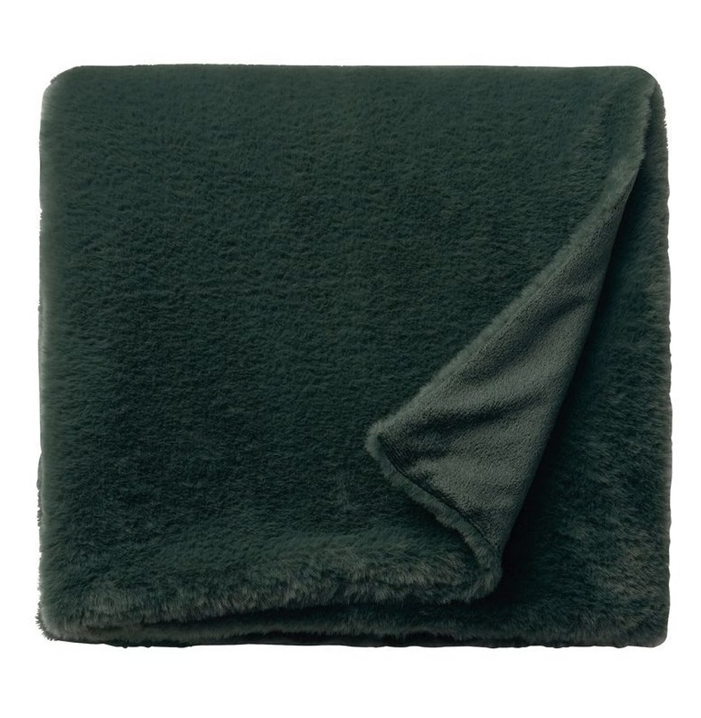 Плед SOLTULPAN, 130x170, темно-зеленый