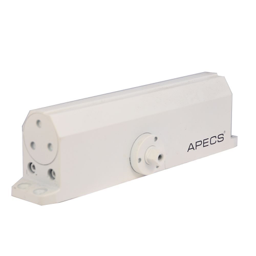 Доводчик дверной Apecs, DC- 26/100-120-M-W DC-20.6/1400/160-A1-W, -40 °C, 120 кг, белый