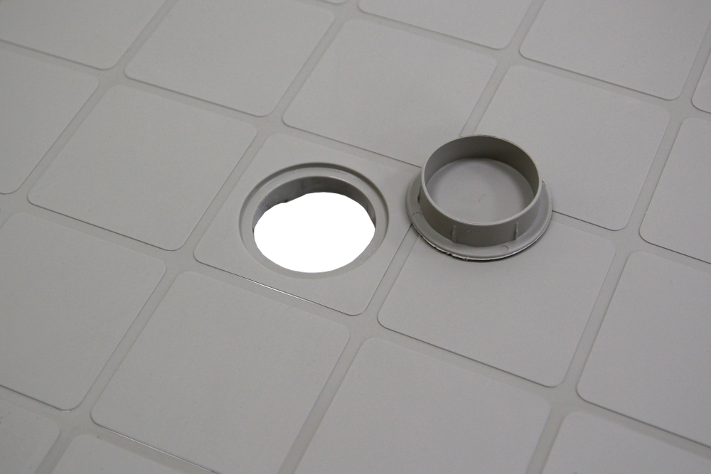 Стол пластиковый  арт.ЭП 391534 квадратный (серый)