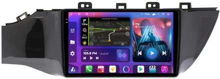 Магнитола для KIA Rio 4, Rio X-Line 2017-2020 (рамка под 9" без кнопки) - FarCar XXL1160BKM QLED+2K, Android 12, ТОП процессор, 8Гб+256Гб, CarPlay, 4G SIM-слот
