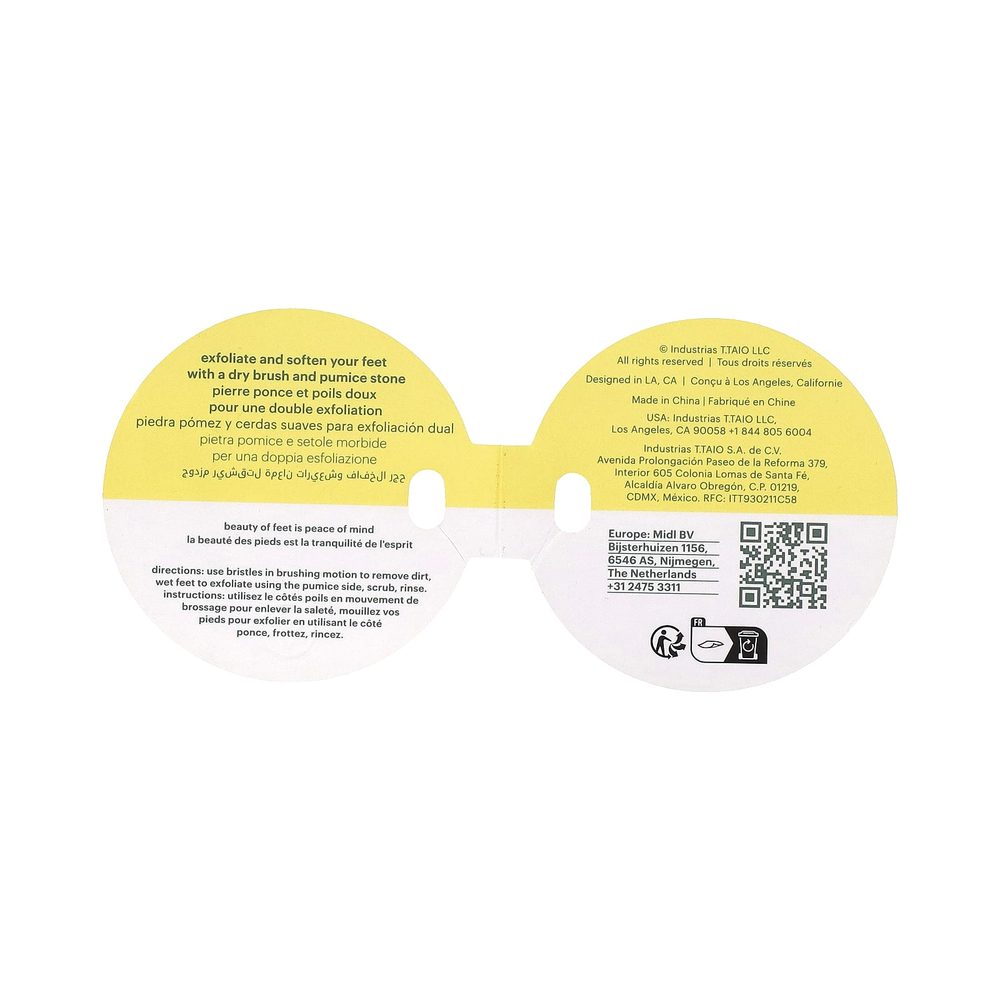 AfterSpa, щетка для ног, 1 шт.