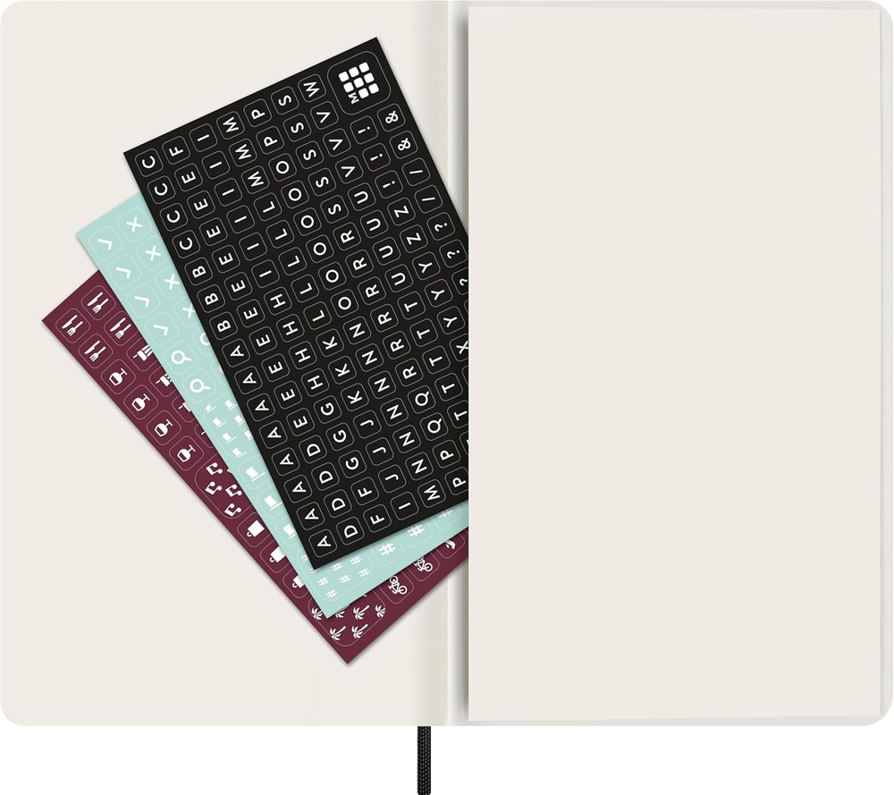 Еженедельник 2026 Moleskine Precious & Ethical MAMBA 13х21см обложка экокожа, черный в подарочной коробке