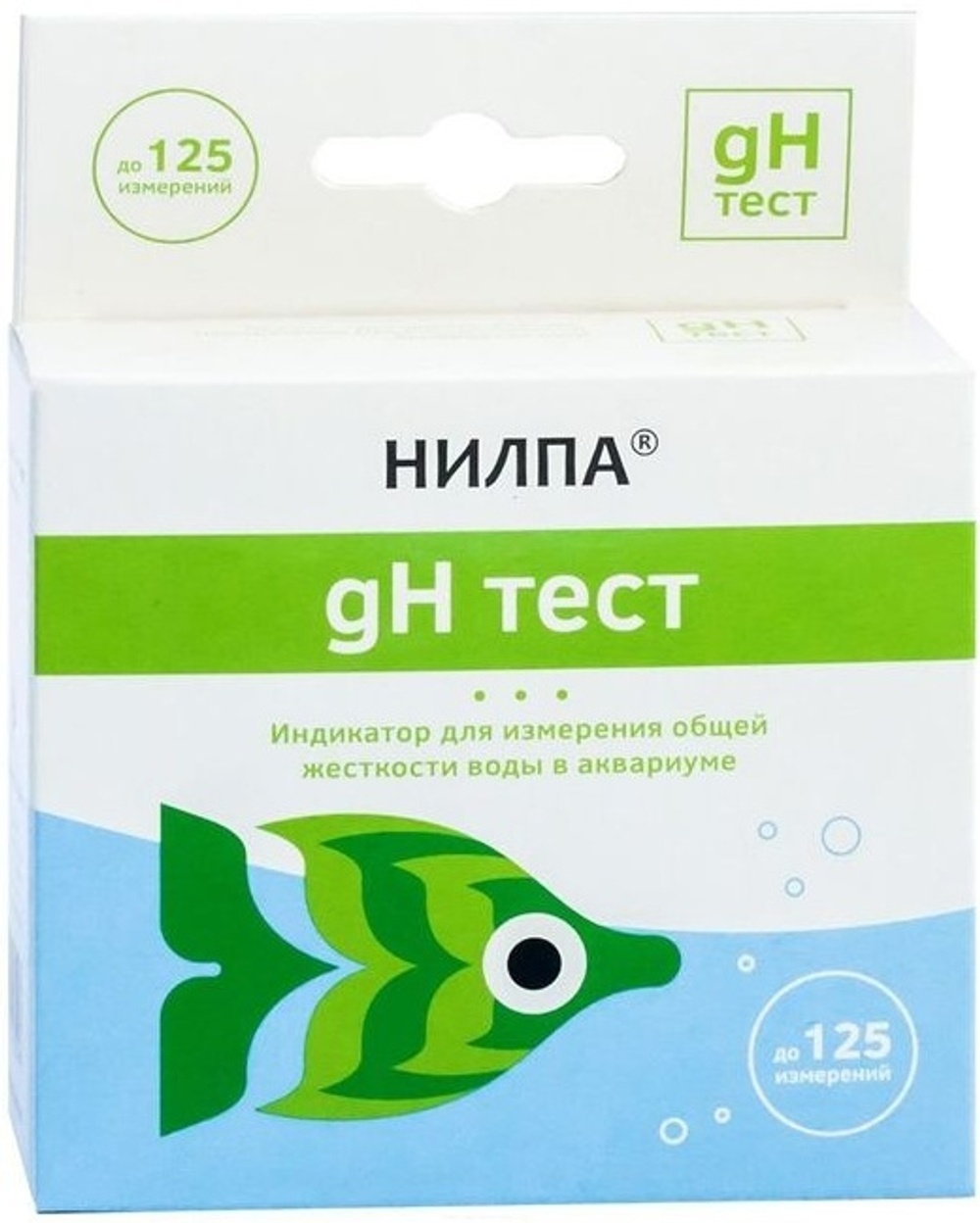 Тест Нилпа gH для определения общей жесткости воды в аквариуме - 15 мл