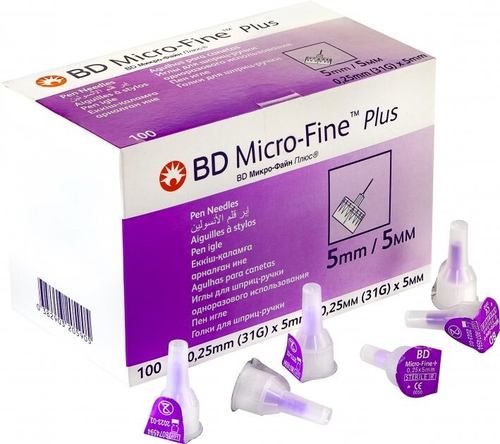 Иглы для шприц-ручек BD 5 мм