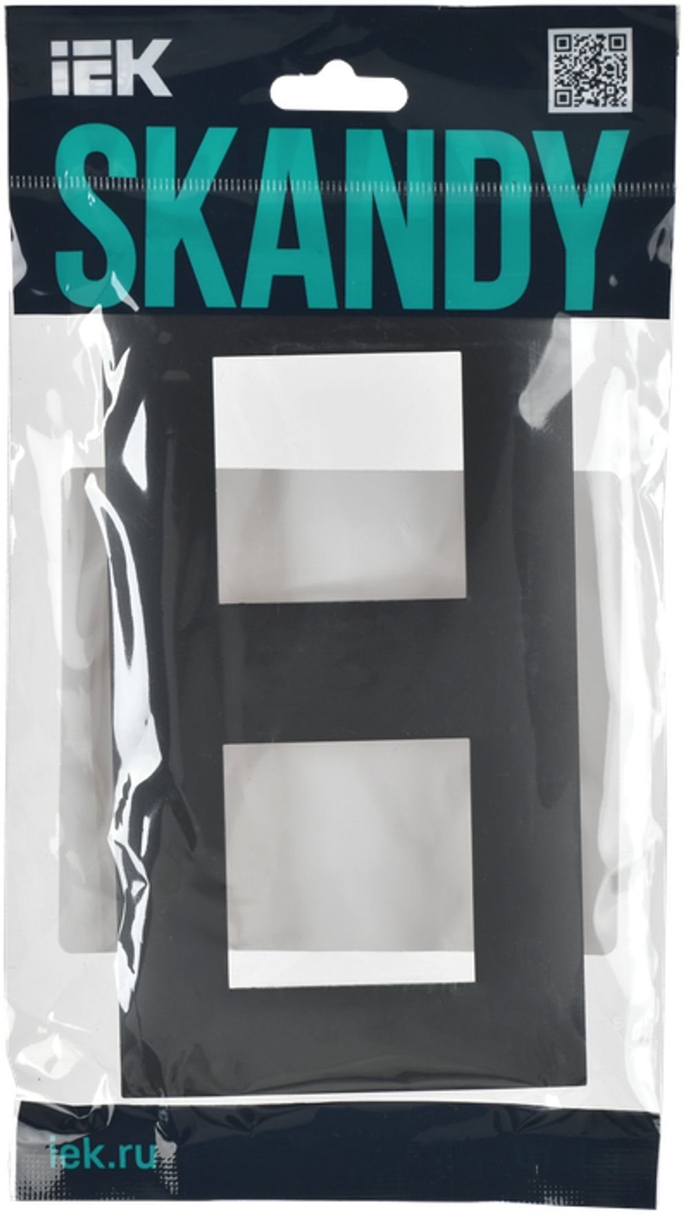 SKANDY Рамка 2-местная SK-F02T титан IEK