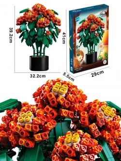 Конструктор Тропический букет Лантана сводчатая 1614 деталей