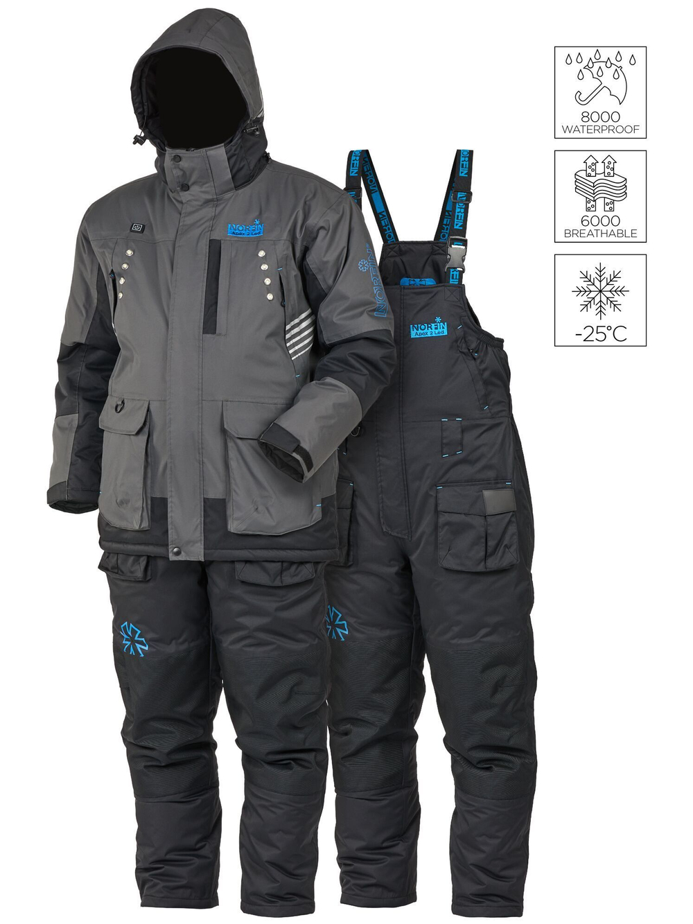 Костюм плавающий зимний Norfin APEX 2 LED 05 р.XXL
