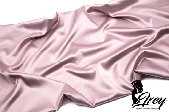 Атлас-стрейч бельевой, арт. 02, лотос