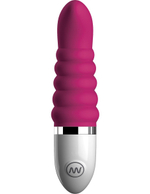 Розовый мини-вибромассажер MI AMOR - 9,5 см. (Цвет: розовый)