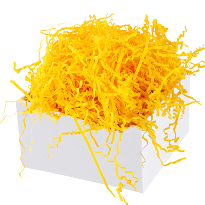 Наполнитель для коробок в ярко-желтом цвете, бумага, 50 г